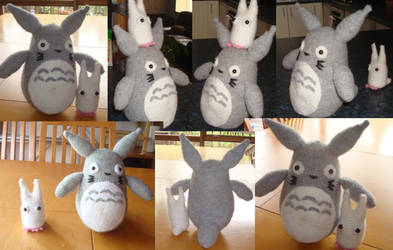 Crochet Totoro: Grey and White