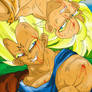 Goku and Vegeta.