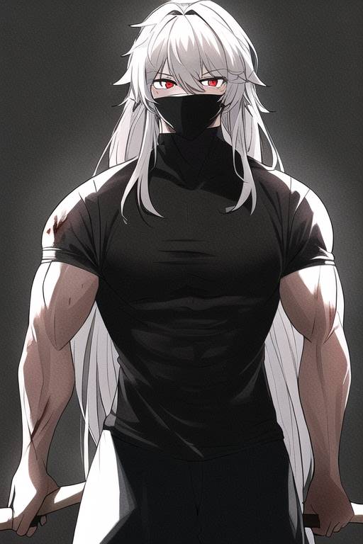 White haired male by greenbeedrill888 on DeviantArt