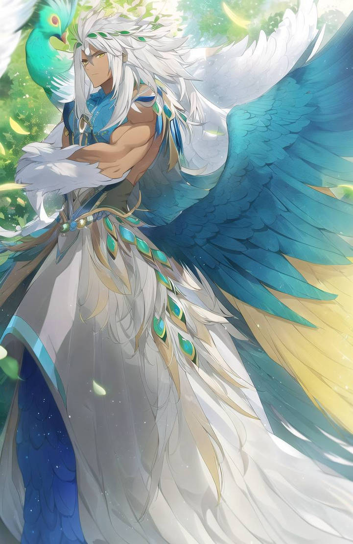 Simurgh human by greenbeedrill888 on DeviantArt