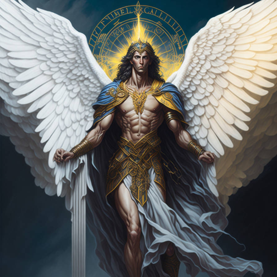 Archangel Uriel by greenbeedrill888 on DeviantArt Archangel Uriel by greenbeedrill888 on DeviantArt