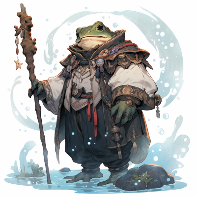 Frog Wizard 4 In The Frog Wizard of Swamps Lakes and Rivers by greenbeedrill888 on ...