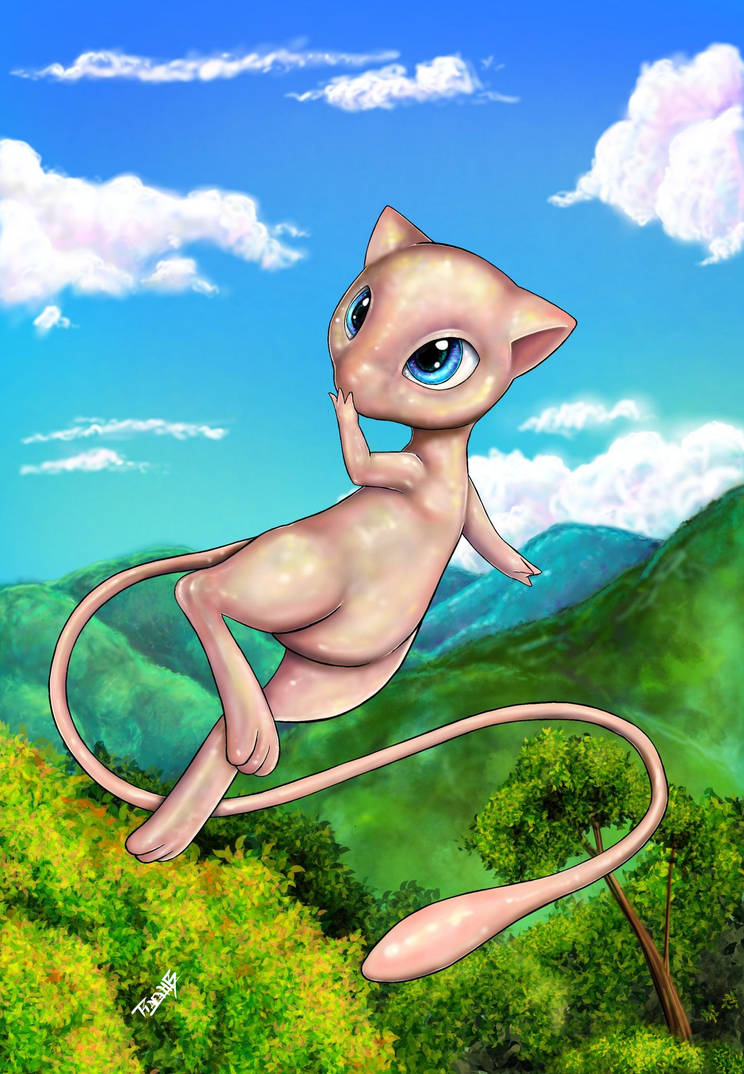 Mew Reference MEW - Pokemon Fanart by Rafahb03 on DeviantArt