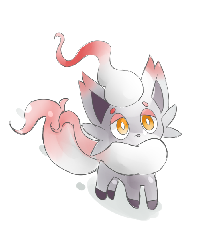 Hisuian Zorua by Remellu on DeviantArt