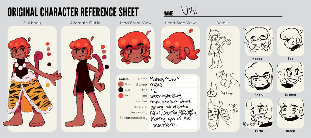 Uki Character sheet by panyopanyo on DeviantArt