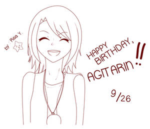 Happy Birthday , AGITARIN~!!