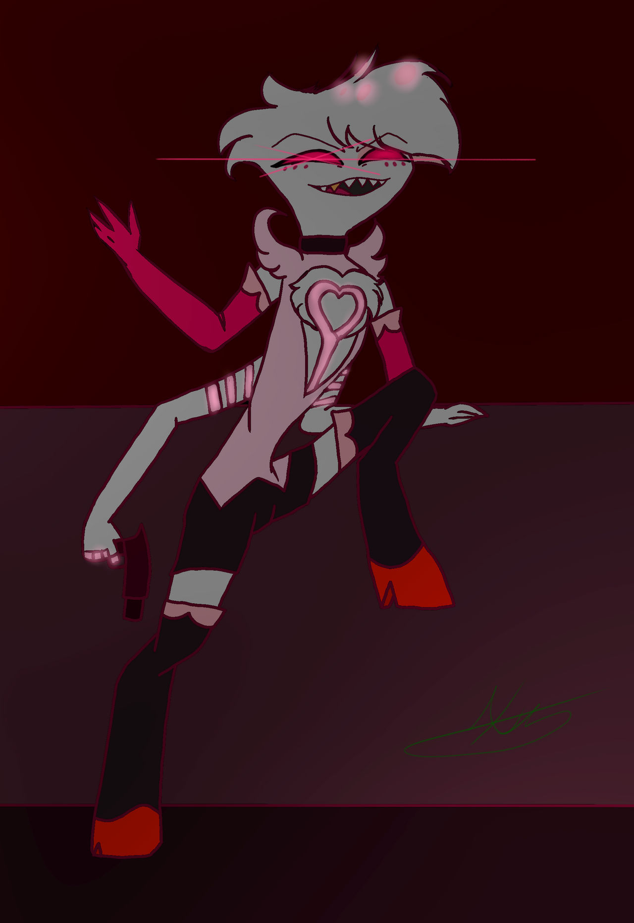 Angel Dust Riding Angel dust by IdleCommet17 on DeviantArt