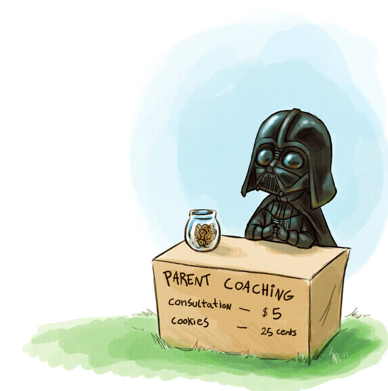 Darth Vader - parent coaching by oomizuao
