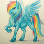 fanart I guess - Rainbow Dash - watercolors