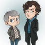 FANART - BBCs Sherlock - chibis