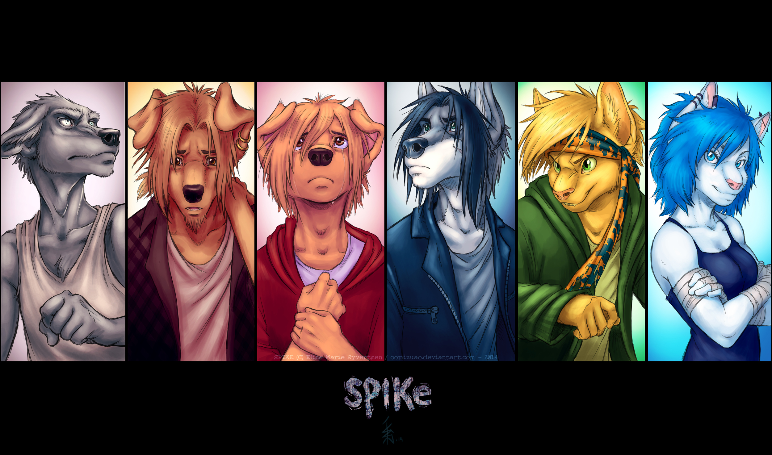 - SPIKE main characters - Wallpaper -
