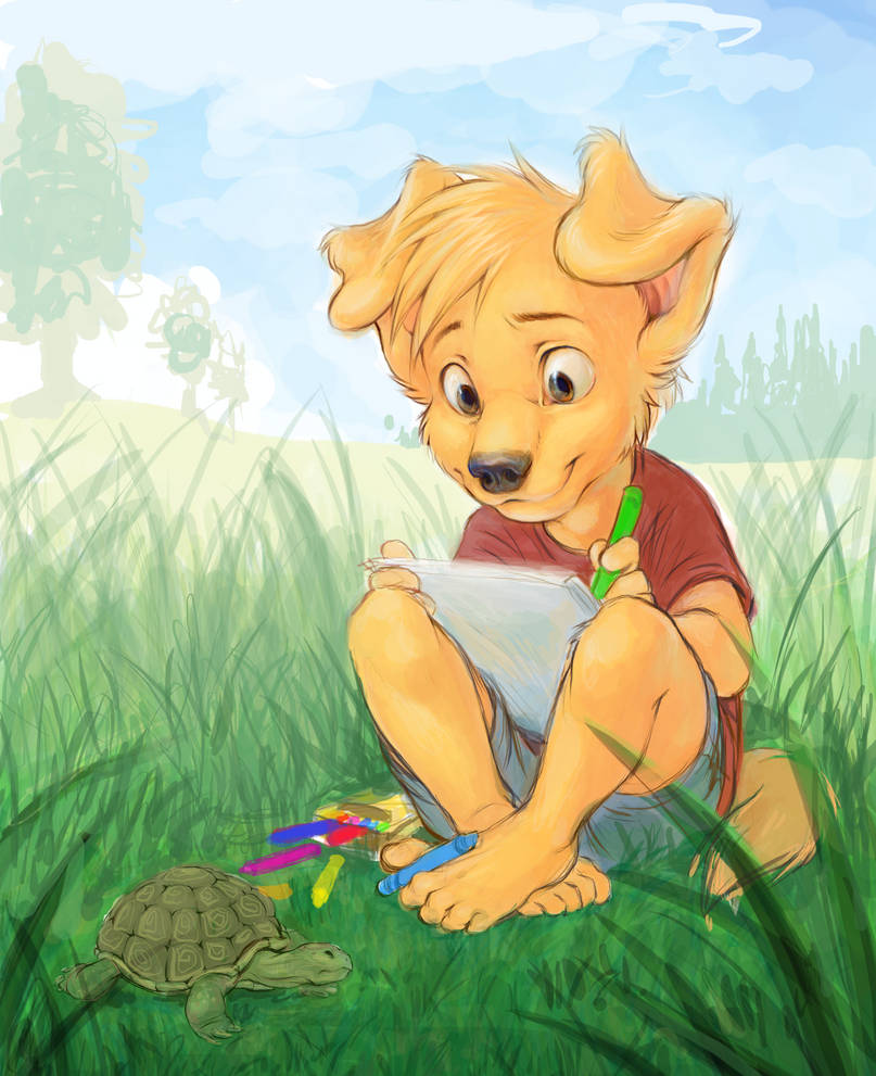 Sam Turtle Deviantart Unfinished: Sam drawing a tortoise by oomizuao on DeviantArt