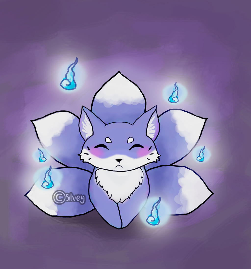 Cute Kitsune by Silveztra on DeviantArt