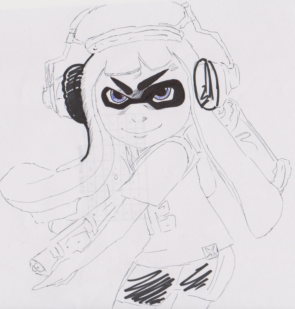 Complex Splatoon Drawing SPLATOON SKETCH by thekingisbacktokill on DeviantArt