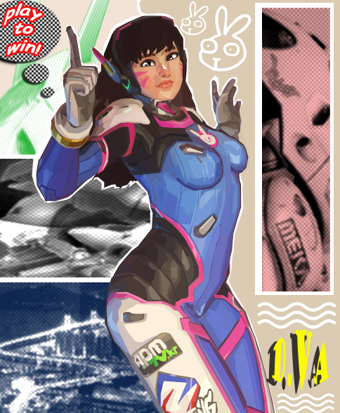 D.VA (OVERWATCH FANART)