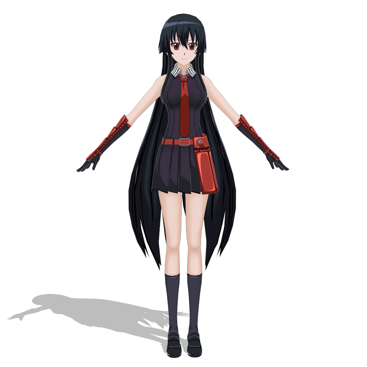 Akame MMD PMX by Bak09 on DeviantArt