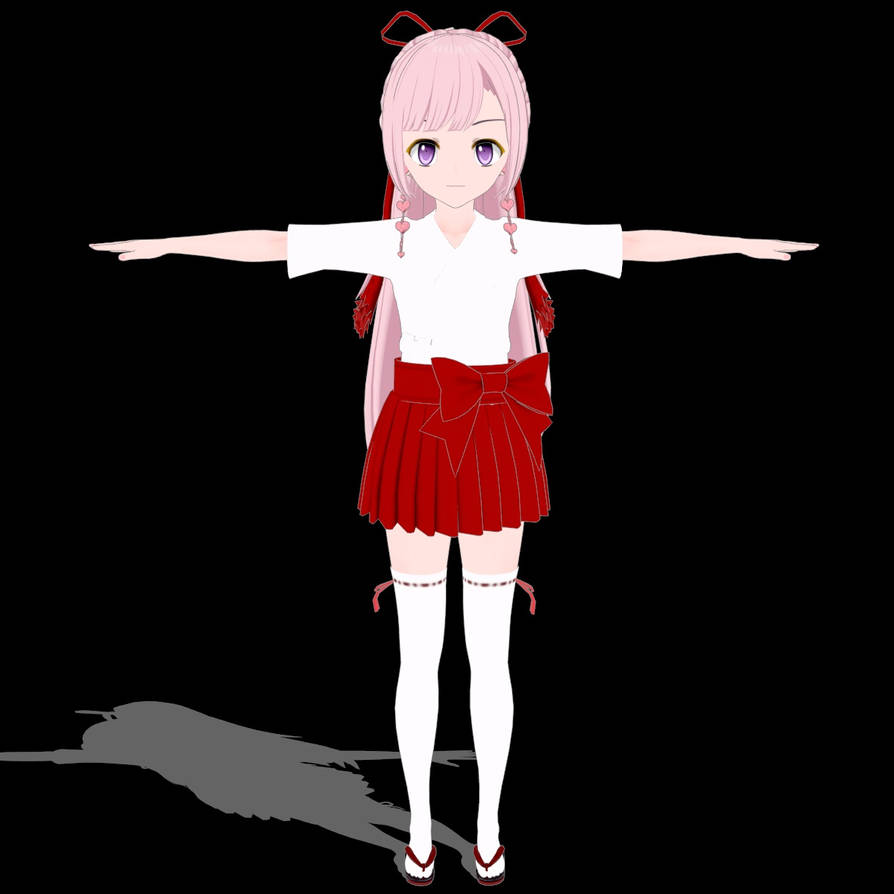 Koume Ogi 1 MMD PMX by Bak09 on DeviantArt