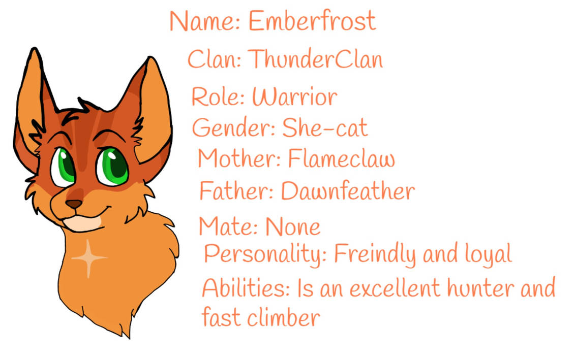ElementalMagicCrafts on X: What is your Warrior cat name?? I am