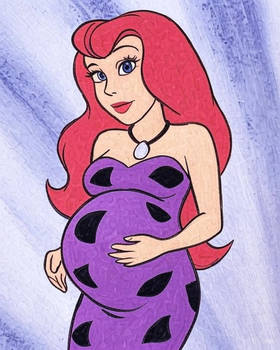 Pregnant Ann Margrock The Flintstones