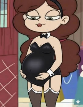 Pregnant Angie Diaz playboy bunny Star vs Forces