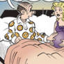Pregnant Blondie Bumstead purple Dagwood feels