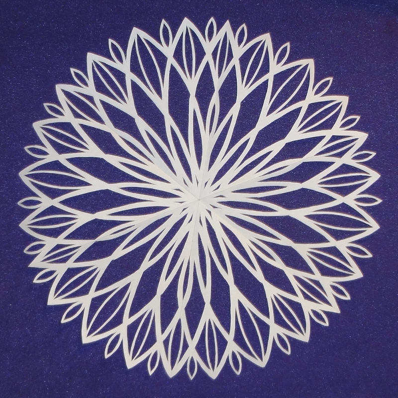 Abstract Flake 8 - Lotus by ChimeraDragonfang