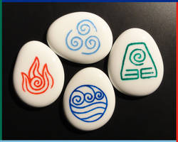 Avatar: The Last Airbender Stones, White Glass