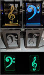 Treble and Bass Clef Lights by ChimeraDragonfang