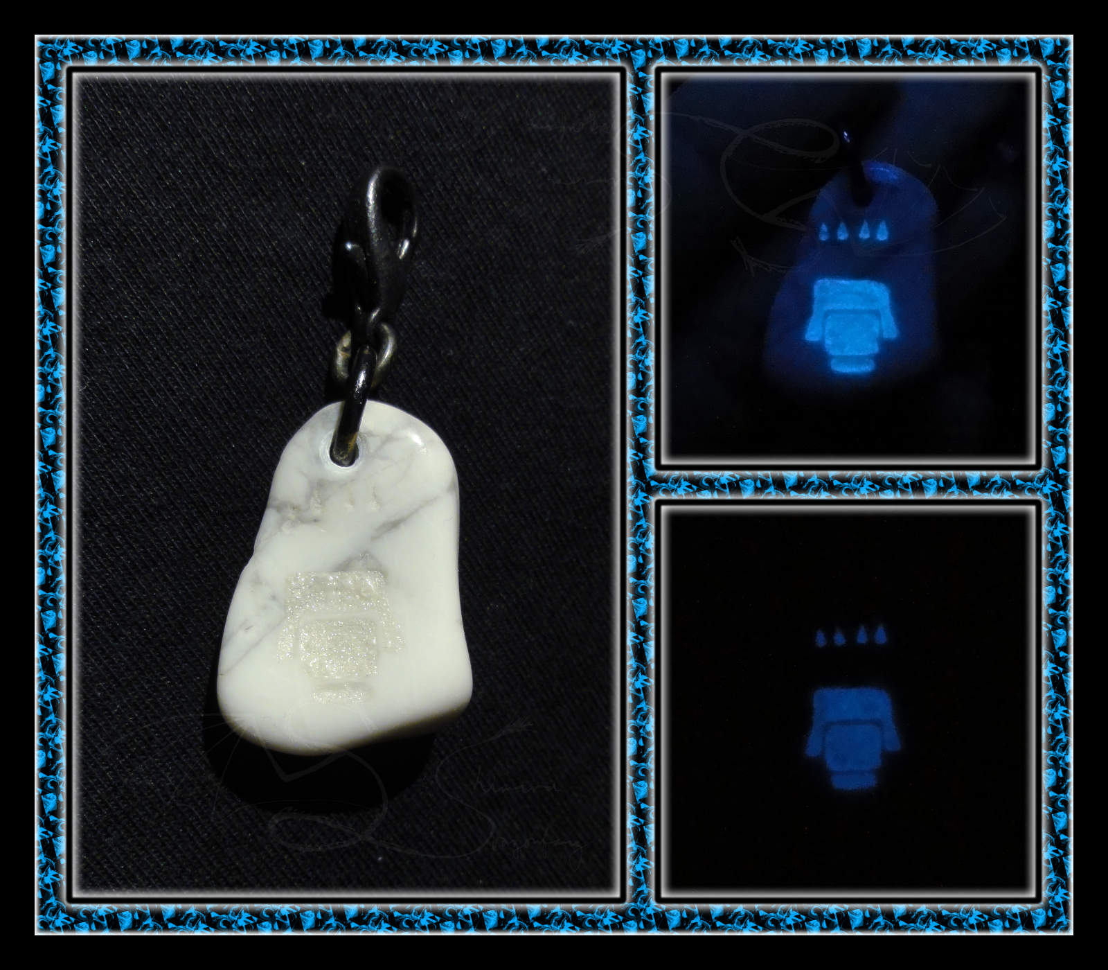 Konig Wolf Pawprint Pendant