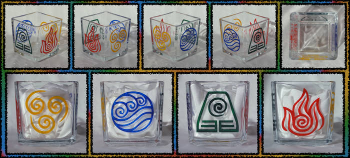 Last Airbender Candle Cube