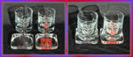Transformers Drinking Glass and Coaster Set by ChimeraDragonfang