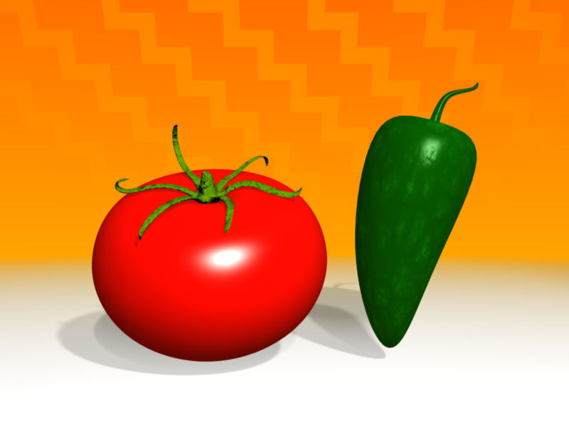 Tomato and Jalapeno by artislight