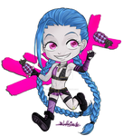 League of Chibis - Jinx by UkyoDragoon