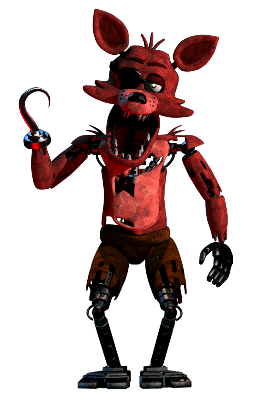 FNAF 1 Foxy Full Body by DomJN250 on DeviantArt