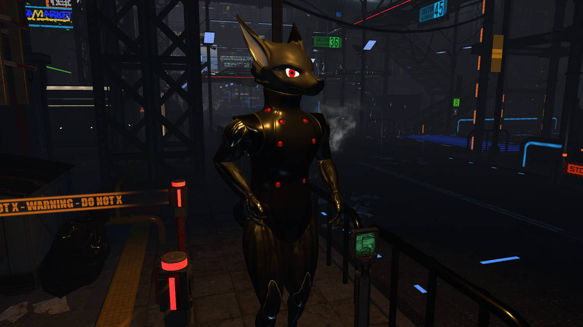 Shadow Fox Vrchat Fox 43 in VRChat by Cockobango on DeviantArt