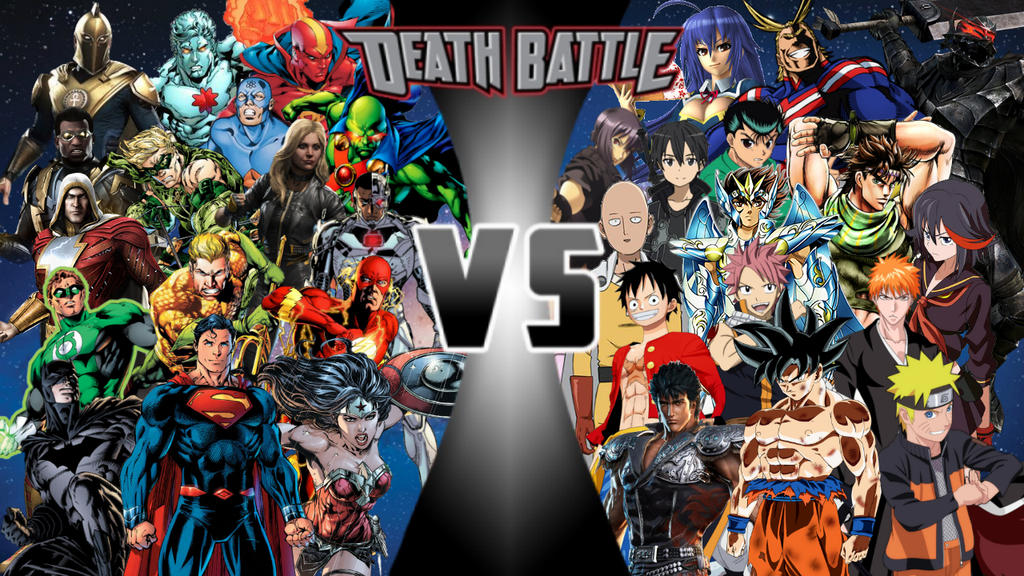 DC Comics vs Anime by Simbiothero on DeviantArt