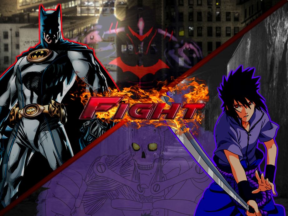 Batman vs Sasuke Uchiha by Simbiothero on DeviantArt