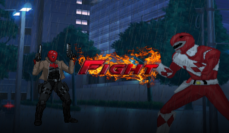Red Ranger vs Red Hood - Sprite by Simbiothero on DeviantArt