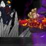 Goku Black vs Spacegodzilla - Sprite