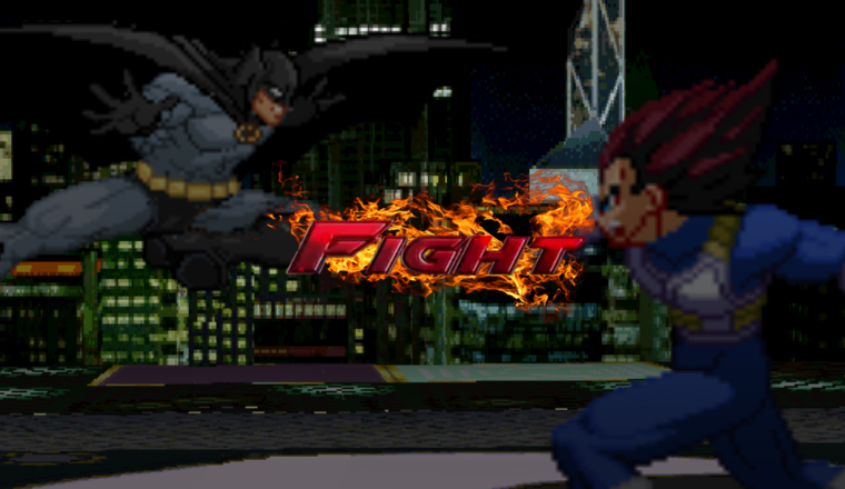 Batman vs Vegeta - Sprite by Simbiothero on DeviantArt