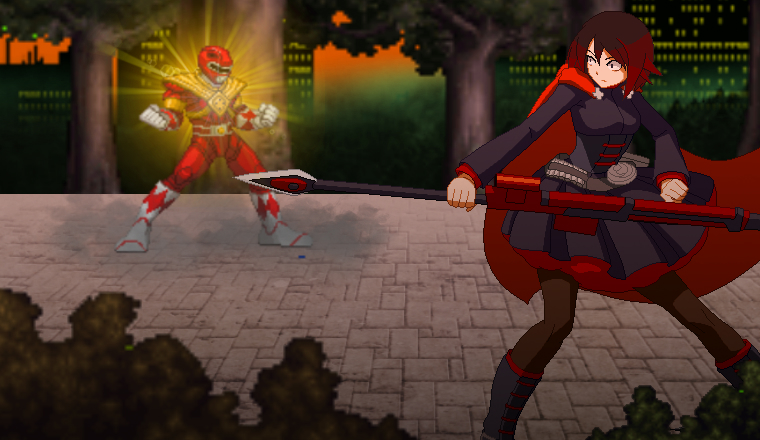 Red Ranger vs Ruby Rose - Sonata of Power by Simbiothero on DeviantArt