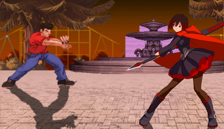 Red Ranger vs Ruby Rose - It's Morphin Time by Simbiothero on DeviantArt