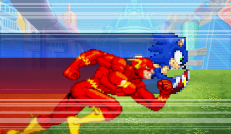 The Flash Vs Sonic The Hedgehog Speed Fight By Simbiothero On Deviantart The Flash Vs Sonic The Hedgehog Speed Fight By Simbiothero On Deviantart