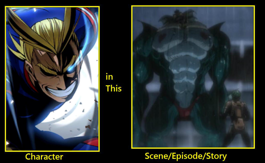 All Might in Mumen Rider vs Deep Sea King by Simbiothero on DeviantArt