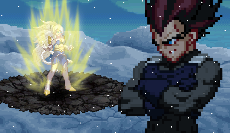 Indomitable Fighting Spirit Super Saiyan 2 Vegeta