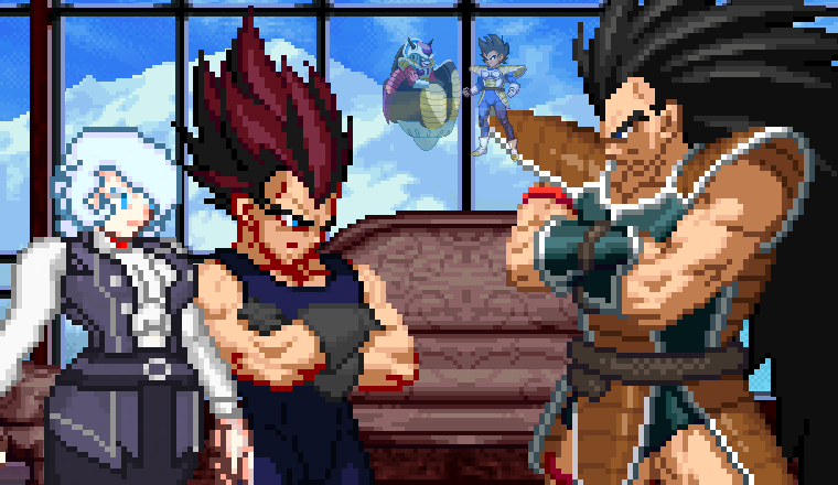 Goku and Vegeta (Super) in Dragon Ball Multiverse by Simbiothero