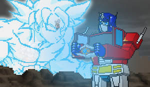 Son Goku vs Optimus Prime - My Spark of Transform