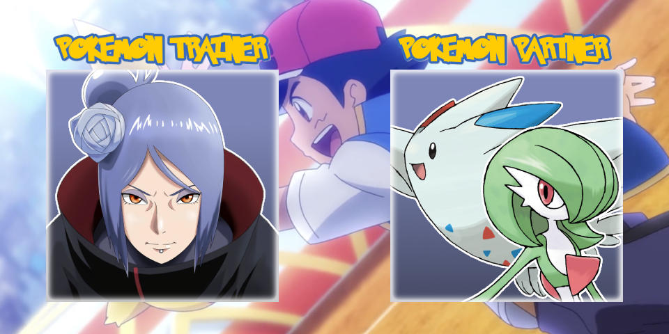 Konan's Pokemon Partners by Simbiothero on DeviantArt