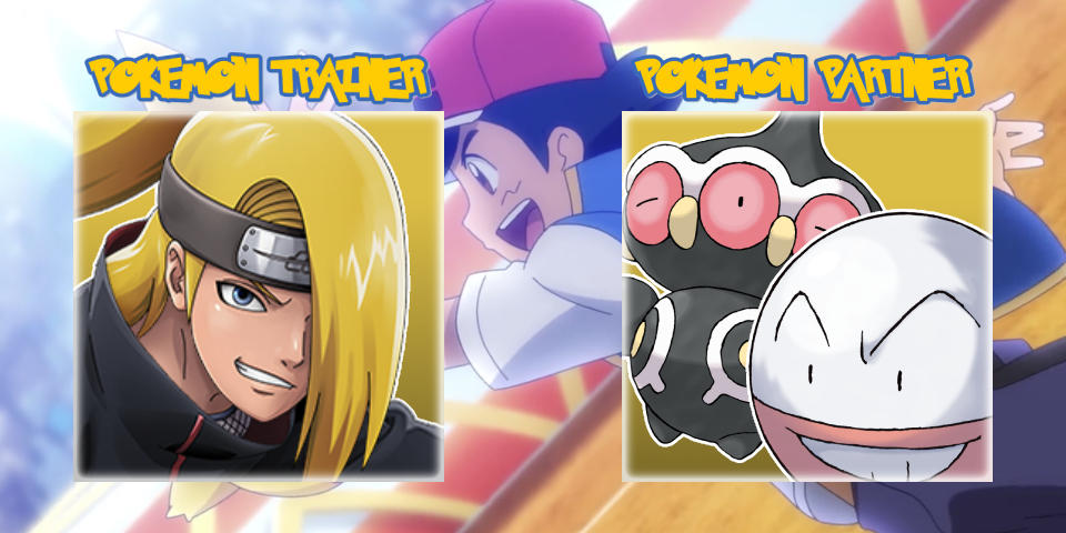 Deidara's Pokemon Partners by Simbiothero on DeviantArt