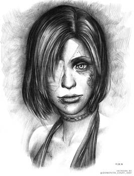 Silent Hill 4 Fan Art - Wounded Eileen Galvin